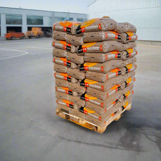 Palette Crepito Premium Holzpellets mit 72 Säcken à 15 kg