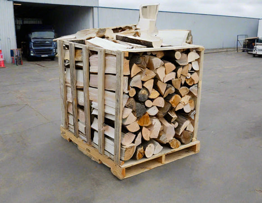 33cm Brennholz gemischt in Halbpalette mit 1,2m³