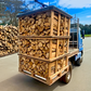 1 m trockenes Brennholz auf Palette (2 Kubikmeter)